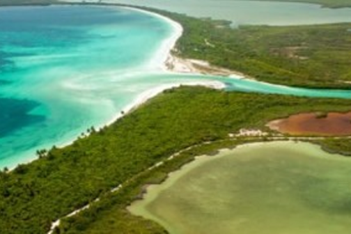 Holbox Island aerial view